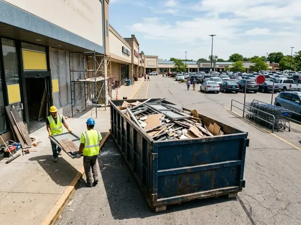 retail-store-renovation-debris-003 — frequently asked questions, Roll-off Dumpster Rentals in Talent, OR